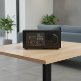 Âm ly A904 (2 phân vùng đầu ra, 900w, đủ kết nối Bluetooth, RCA, AV, USB)