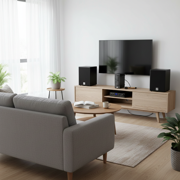 Dàn loa hát karaoke gia đình M230mi (Amply 900w + Loa 230 + 2 Micro không dây)