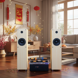 Dàn loa cây karaoke gia đình K386 (01 đẩy 1200w + 01 Vang + 01 bộ Micro không dây + loa 386) - Hàng trưng bày đồng giá cuối năm