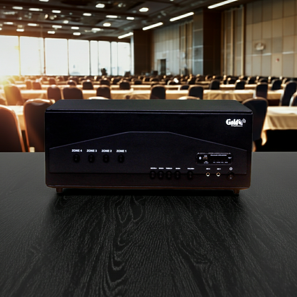 Amply A917PU_SG - 4K: 4 phân vùng đầu ra (1500w, đủ kết nối Bluetooth, RCA, AV, USB)