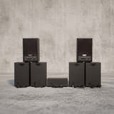 Dàn loa không dây treo tường, Loa thông báo, loa phát nhạc tự động : 01 amply A57 Goldsound + 6 loa không dây Goldsound V57 - 57w