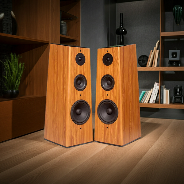 Cặp loa cây V360 - Vân gỗ sáng