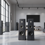 Cặp loa cây V360 - Vân gỗ đen