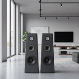 Cặp loa cây V360 - Vân gỗ đen