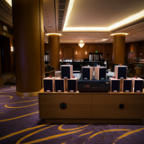 Loa thông báo phát nhạc nền tự động Gold4cafe 10.0 màu vân gỗ(amply + 10 loa), Amply 1200w - 2 vùng âm lượng, loa được thiết kế riêng cho quán, bật lớn không tạp âm, bảo hành dài hạn 5 năm.