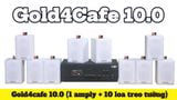 Loa treo tường thông báo phát nhạc nền tự động Gold4cafe 10.0 bản màu trắng (01 amply + 10 loa), Amply 1200w - 2 vùng âm lượng, loa được thiết kế riêng cho quán, bật lớn không tạp âm, bảo hành dài hạn 5 năm.