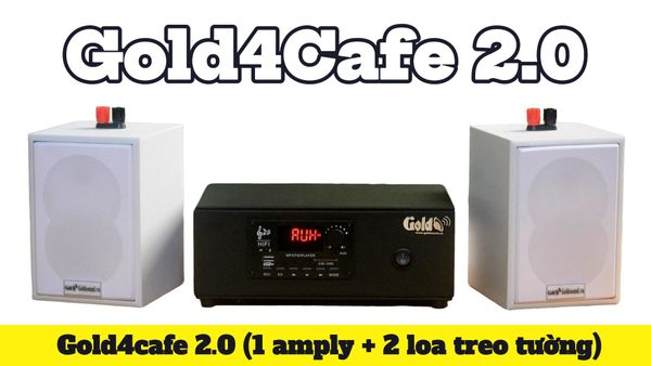 Dàn loa treo tường thông báo phát nhạc nền: 1 Amply A2.0 + 2 loa treo tường thông báo phát nhạc nền tự động V12, Amply, loa được thiết kế riêng cho quán, bật lớn không tạp âm, bảo hành dài hạn 5 năm.