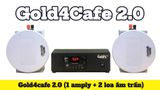 [Diện tích 40m2 + 1 Kênh] Amply A2.0 + 2 loa âm trần thông báo phát nhạc nền tự động VAT12, loa được thiết kế riêng cho quán, bật lớn không tạp âm, bảo hành dài hạn 5 năm.