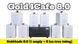 Loa treo tường thông báo phát nhạc nền tự động Gold4cafe 8.0 (01 amply + 08 loa treo tường màu trắng), Amply 2 vùng âm lượng, loa được thiết kế riêng cho quán, bật lớn không tạp âm, bảo hành dài hạn 5 năm.