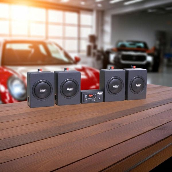 Dàn âm thanh xe ô tô: A120 CAR + 4 V40CAR, chuyên loa xe khách, xe tải, xe du lịch