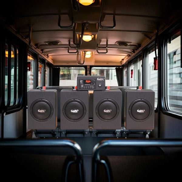 Dàn âm thanh xe ô tô: A120 CAR + 4 V40CAR, chuyên loa xe khách, xe tải, xe du lịch