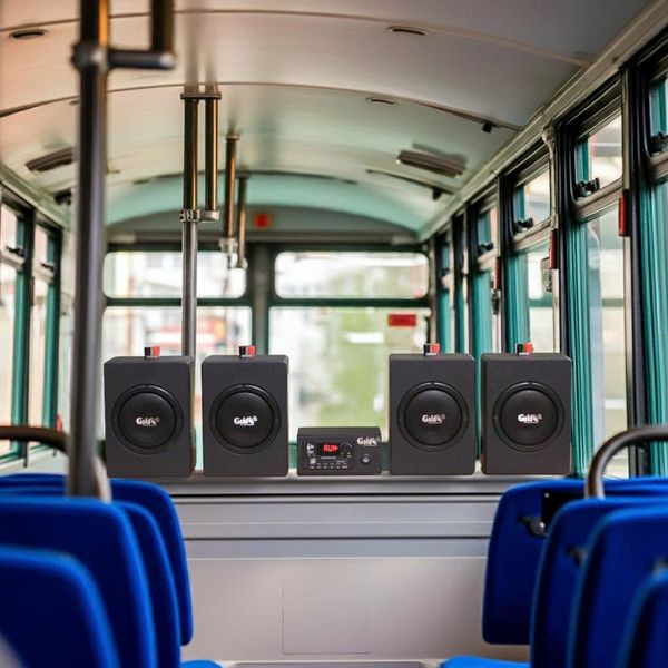 Dàn âm thanh xe ô tô: A120 CAR + 4 V40CAR, chuyên loa xe khách, xe tải, xe du lịch