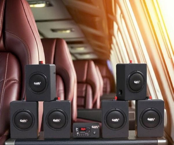 Loa xe ô tô, loa xe khách, loa xe tải, loa xe du lịch: A120 CAR + 6 V40CAR Goldsound