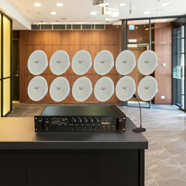 Top 12 combo loa âm trần, treo tường hành lang tòa nhà, chung cư thông dụng nhất hiện nay