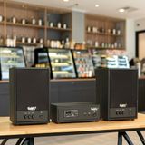 Loa treo tường không dây C50 UHF Goldsound (1 chiếc), công suất 50w, loa bass 5 inch, treble 2 inch, kích thước rộng 20 cm, cao 32 cm, sâu 20 cm, phủ da cao cấp, bảo hành dài hạn 5 năm.