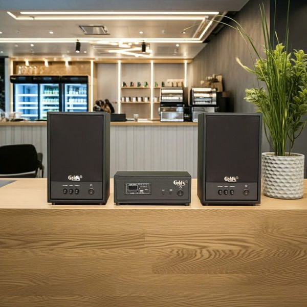 Amply không dây A50 Goldsound (Bluetooth, USB, AUX...phát sóng UHF)