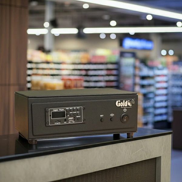 Amply không dây A50 Goldsound (Bluetooth, USB, AUX...phát sóng UHF)