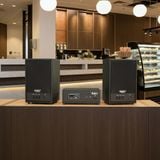 Dàn loa treo tường không dây, loa thông báo, loa phát nhạc tự động: 01 amply A50 Goldsound + 2 loa không dây C50 UHF Goldsound