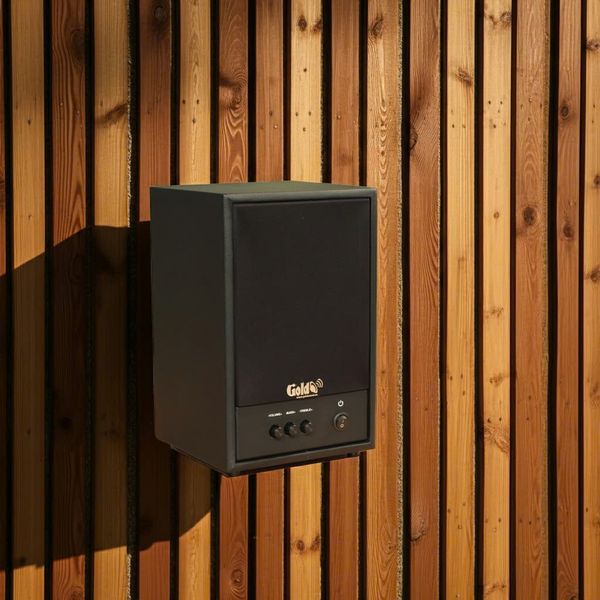 Dàn loa treo tường không dây, loa thông báo, loa phát nhạc tự động: 01 amply A50 Goldsound + 10 loa không dây C50 UHF Goldsound