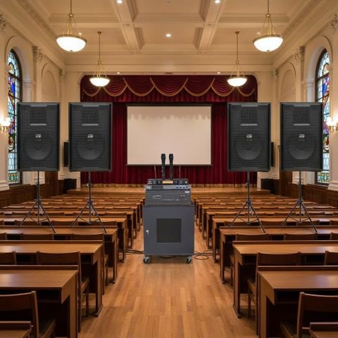 Dàn âm thanh sân khấu, loa hội trường, hội thảo, hội nghị, kinh doanh karaoke C257TR2