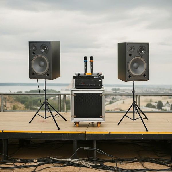 Dàn loa âm thanh sân khấu, hội trường, hội thảo, hội nghị, phòng họp V255TR