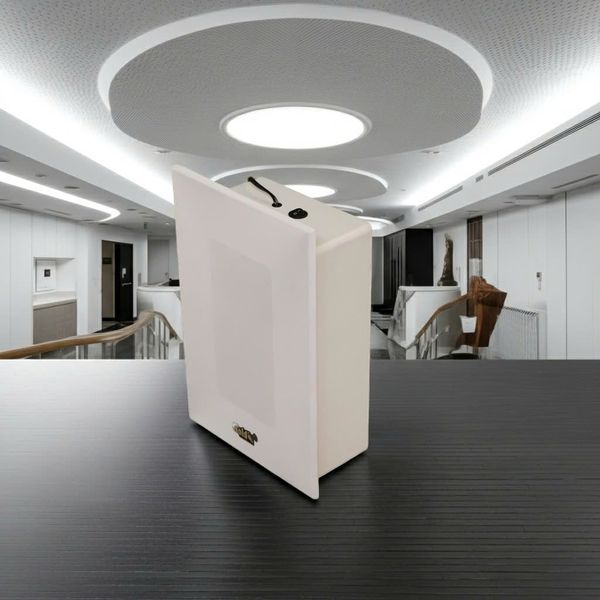 Loa âm trần bluetooth ATR120, công suất 120w, bass 4 inch, treble 2 inch, bluetooth 5.0, cổng AUX, USB, thiết kế loa thùng gỗ dài 335 mm, rộng 200 mm, cao 95 mm. Bảo hành 12 tháng