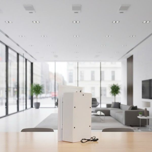 Loa âm trần bluetooth ATR120, công suất 120w, bass 4 inch, treble 2 inch, bluetooth 5.0, cổng AUX, USB, thiết kế loa thùng gỗ dài 335 mm, rộng 200 mm, cao 95 mm. Bảo hành 12 tháng