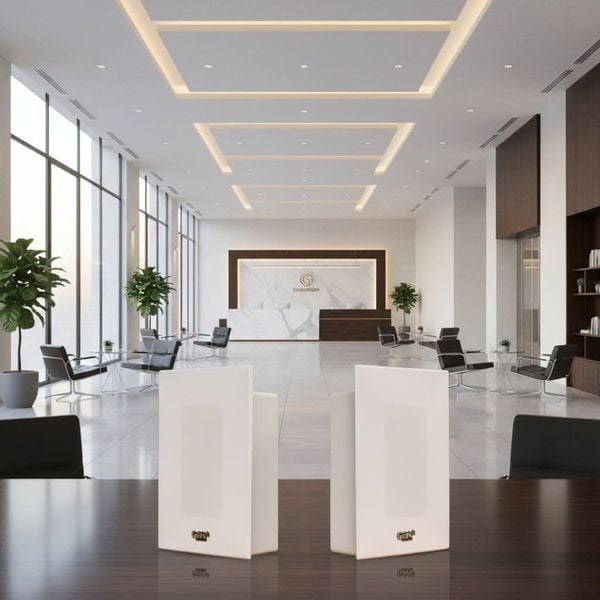 Dàn loa không dây âm trần: 2 Loa âm trần bluetooth ATR120 - 120w tích hợp amply