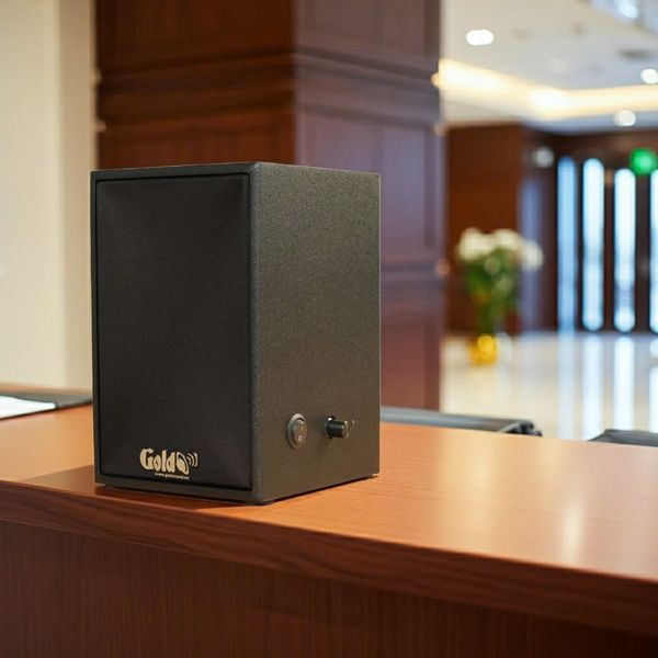 Loa không dây treo tường V30 UHF Goldsound, công suất 30w, loa bass 3 inch, kích thước rộng 14.5 cm, cao 21.5 cm, sâu 15 cm, bảo hành dài hạn 5 năm.