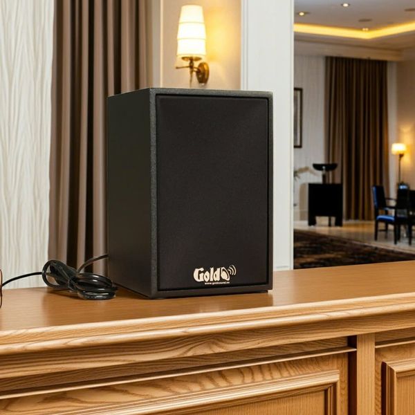 Loa không dây treo tường V30 UHF Goldsound, công suất 30w, loa bass 3 inch, kích thước rộng 14.5 cm, cao 21.5 cm, sâu 15 cm, bảo hành dài hạn 5 năm.