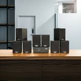 Dàn loa không dây treo tường, Loa thông báo, loa phát nhạc tự động: 01 amply A57 Goldsound + 8 loa không dây Goldsound V30 UHF - 30w