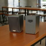 Dàn loa thông báo, loa phát nhạc nền tự động A154PU Goldsound 150w + 4 loa Goldsound C25 màu đen - 23w, loa được thiết kế riêng cho quán, bật lớn không tạp âm, miễn phí công lắp đặt, bảo hành dài hạn 5 năm.