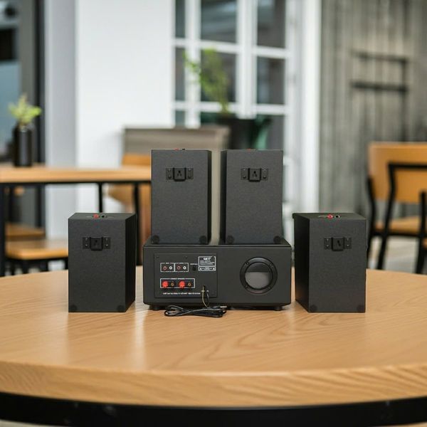 Dàn loa thông báo, loa phát nhạc nền tự động A907PU-2K Goldsound 2 vùng âm lượng 900w + 6 loa Goldsound C25 màu đen, loa được thiết kế riêng cho quán, bật lớn không tạp âm, miễn phí công lắp đặt, bảo hành dài hạn 5 năm.