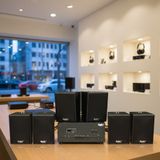 Dàn loa thông báo, loa phát nhạc nền tự động A907PU-2K Goldsound 2 vùng âm lượng 900w + 6 loa Goldsound C25 màu đen, loa được thiết kế riêng cho quán, bật lớn không tạp âm, miễn phí công lắp đặt, bảo hành dài hạn 5 năm.