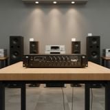 Amply A450F: âm ly phóng thanh (công suất 450w, 5 vùng, bluetooth, USB, SD Card, AUX)