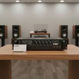 Amply A450F: âm ly phóng thanh (công suất 450w, 5 vùng, bluetooth, USB, SD Card, AUX)