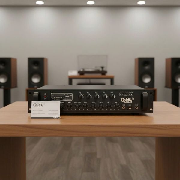 Amply A450F: âm ly phóng thanh (công suất 450w, 5 vùng, bluetooth, USB, SD Card, AUX)