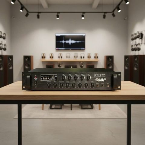 Amply A650F: âm ly phóng thanh (công suất 650w, 5 vùng, bluetooth, USB, SD Card, AUX)