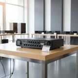 Amply A800F: âm ly chuyên cho nhà xưởng (công suất 800w, 5 vùng, bluetooth, USB, SD Card, AUX)