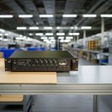Amply A800F: âm ly chuyên cho nhà xưởng (công suất 800w, 5 vùng, bluetooth, USB, SD Card, AUX)