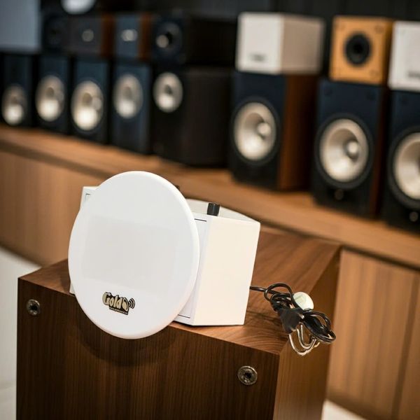 Loa âm trần không dây VAT30 UHF Goldsound (số lượng 01 loa), công suất 30w, loa bass 3 inch, kích thước rộng 19.5 cm, cao 12.5 cm, sâu 10.5 cm, chất liệu thùng gỗ 100%, bảo hành dài hạn 5 năm.