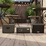 Loa sân vườn không dây: 01 amply A57 Goldsound + 2 loa treo tường ngoài trời không dây G20-NT Goldsound