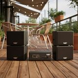 Loa sân vườn không dây: 01 amply A57 Goldsound + 4 loa treo tường ngoài trời không dây G20-NT Goldsound