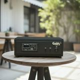 Loa sân vườn không dây: 01 amply A57 Goldsound + 2 loa cột chống nước sân vườn không dây G110-NT UHF Goldsound