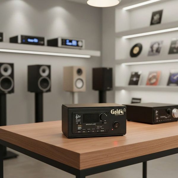 Amply A160PU Goldsound (160w, đủ kết nối Bluetooth, AUX, USB, SD CARD)