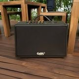 Loa Bluetooth G85 Goldsound, công suất 85w, Bass 4 inch, Treble 2 inch, 2 cổng micro, Bluetooth 5.0, thiết kế loa thùng gỗ cao 20 cm, rộng 32 cm, sâu 20 cm