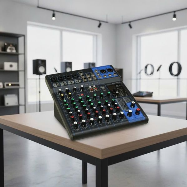 Mixer 10 Line in (10 kênh, Analog, 4 Mono, 3 Stereo)