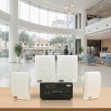 Dàn loa treo tường thông báo phát nhạc nền Gold4Office H4.0: Amply 150w + 4 loa hộp treo tường H15, Amply, loa được thiết kế riêng cho quán, bật lớn không tạp âm, bảo hành dài hạn 5 năm.