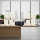 Dàn loa treo tường thông báo phát nhạc nền Gold4Office H8.0: Amply 380w + 8 loa hộp treo tường H15, Amply, loa được thiết kế riêng cho quán, bật lớn không tạp âm, bảo hành dài hạn 5 năm.