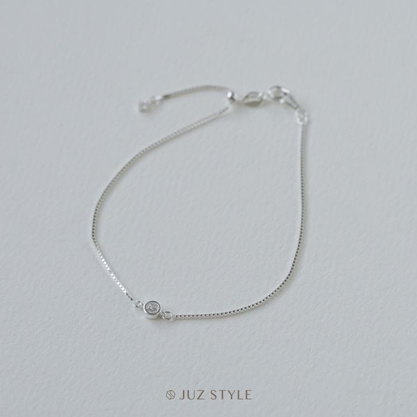  Lắc tay bạc one cz 